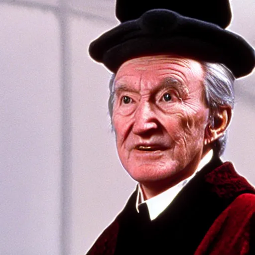 Prompt: Robert Hardy as Count Dooku from Star Wars