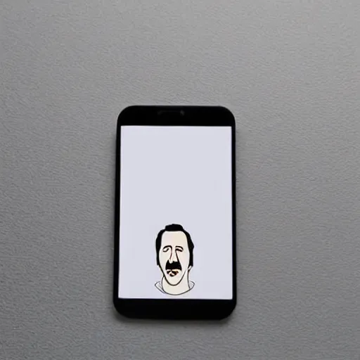 Prompt: a minimalist logo for a dating app only for nic cage