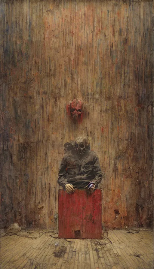 Prompt: The end of an organism, by Dan Witz