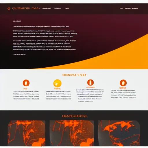 Prompt: Personal portfolio website design for a physicist with warm colors