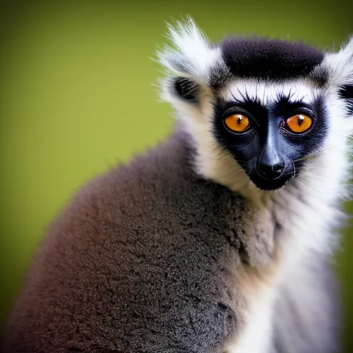 Image similar to a lemur - cat - hybrid, animal photography