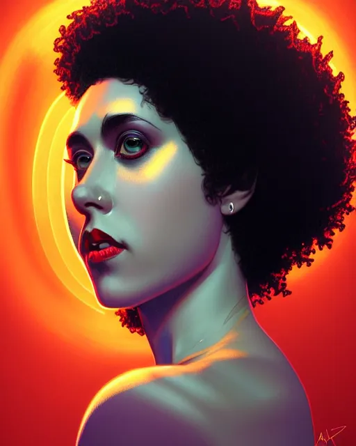 Image similar to symmetry portrait of poly styrene, xray, punk, glowing lights intricate, elegant, highly detailed, digital painting, artstation, concept art, smooth, sharp focus, illustration, art by artgerm and greg rutkowski and fra angelico and alphonse mucha