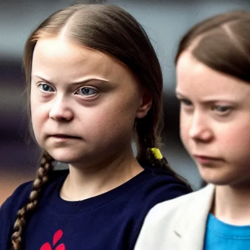 Image similar to greta thunberg