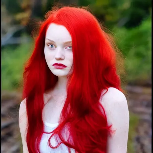 Image similar to girl with red hair