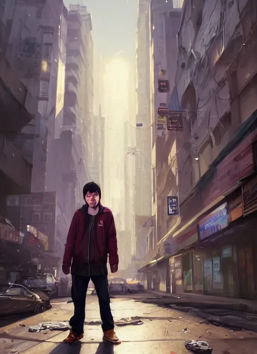 Prompt: Highly detailed full-body portrait of homeless Martin Shkreli, in GTA V, Stephen Bliss, unreal engine, fantasy art by Greg Rutkowski, Loish, Rhads, Makoto Shinkai and Lois van baarle, ilya kuvshinov, rossdraws, Tom Bagshaw, global illumination, radiant light, detailed and intricate environment