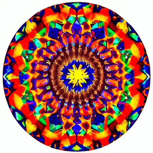 Image similar to Pysanky kaleidoscope magic circle