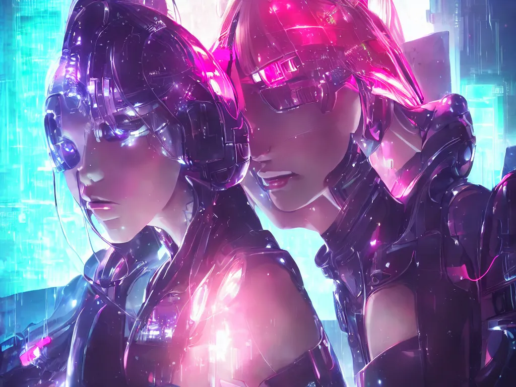 Prompt: portrait anime visual futuristic female cyber police, on cyberpunk neon light rainy tokyo rooftop, ssci - fi and fantasy, intricate and very beautiful, human structure, concept art, sharp focus, anime by rossdraws and hentai - heaven and magali villeneuve and liya nikorov and luxearte, frostine engine