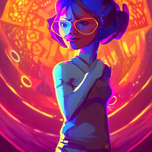 Image similar to skill magic geek inside matrix deepdream radiating a glowing aura stuff loot legends stylized digital illustration video game icon artstation lois van baarle, ilya kuvshinov, rossdraws,