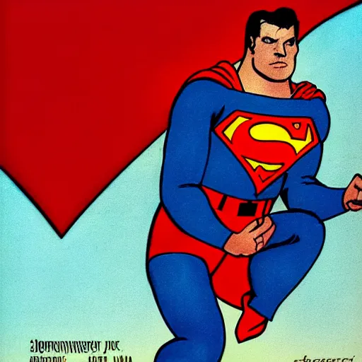 Prompt: soviet superman with an eyepatch