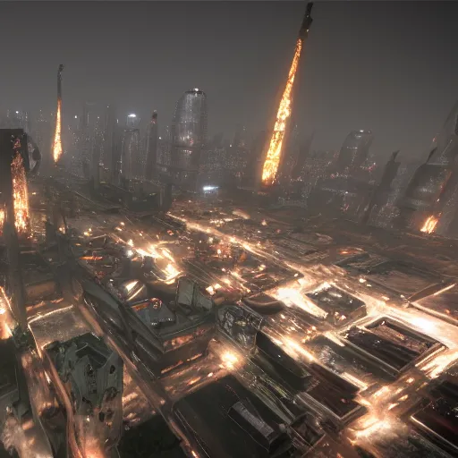 Image similar to grimdark gothic sao paulo, unreal engine, 8 k, ultra realistic, ultra detail