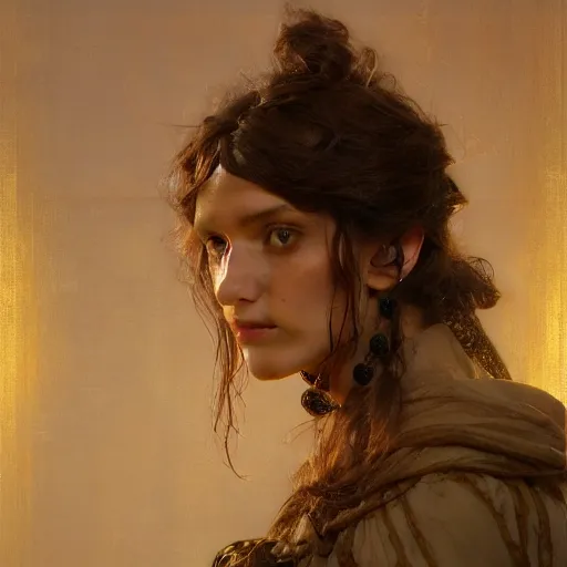 Image similar to a simple face highly detailed, dim volumetric lighting, 8k, post-processing, soft painting, trending on artstation, concept art, smooth, sharp focus, illustration,by Tom Bagshaw and Daniel Gerhartz and Albert Aublet and Lawrence Alma-Tadema and alphonse mucha