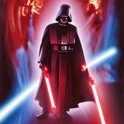 Image similar to revenge of the sith, elmo as darth sidious