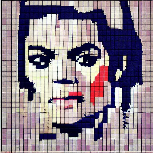 Prompt: Michael Jackson, Pixel Art