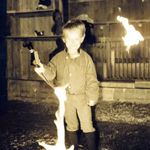 Prompt: photo, an 1 8 0 0's english explorer holding a burning torch while crawling through a 1 9 9 0's mcdonald's play place