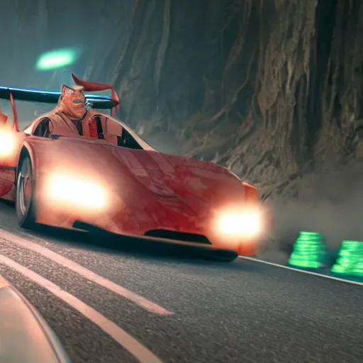 film still of yoda racing in his race car in the new | Stable Diffusion ...