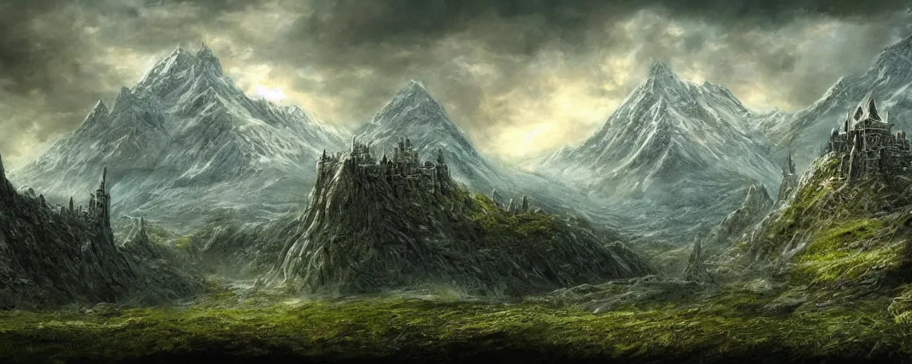 Bonus bagageruimte Bengelen The Lord of the Rings fantasy landscape concept art | Stable Diffusion |  OpenArt