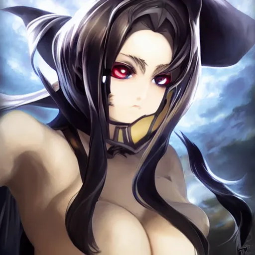 Image similar to Albedo from Overlord, Realistic