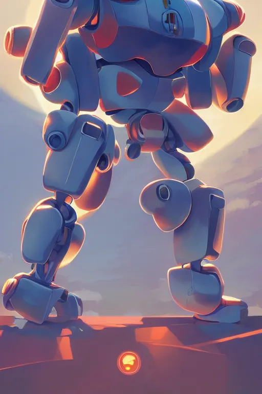 Image similar to metabots medabots medarotto medarot robot minimalist comics, behance hd by jesper ejsing, by rhads, makoto shinkai and lois van baarle, ilya kuvshinov, rossdraws global illumination ray tracing hdr radiating a glowing aura