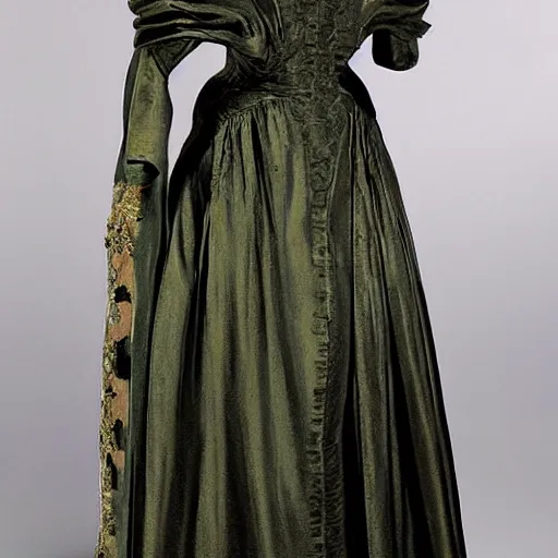 Prompt: evening dress by callot soeurs, 1 9 0 8. kyoto costume institute