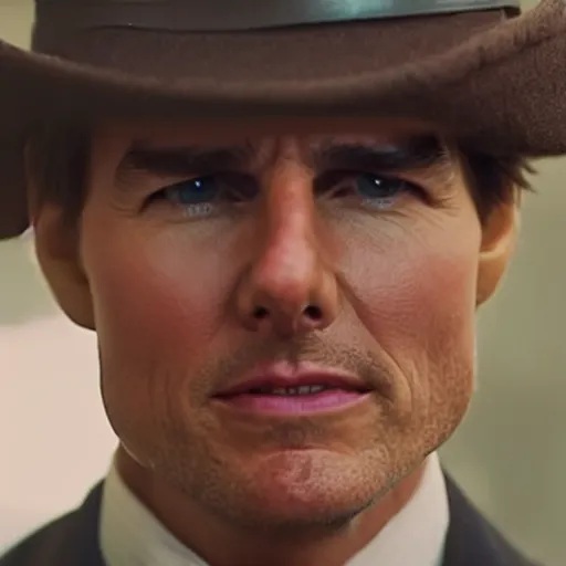 Image similar to Tom Cruise in Peaky Blinders very detail 4K quality super realistic