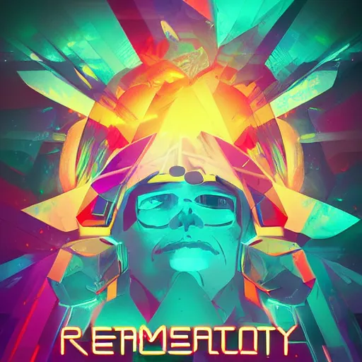 Image similar to gemstone, retrowave epic art, trending on art station