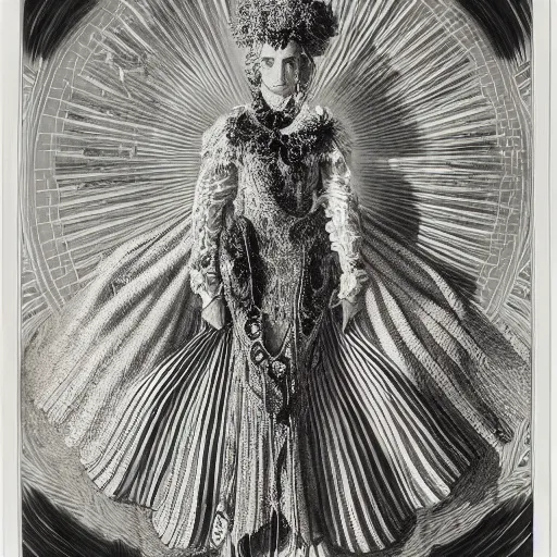 Image similar to portrait of natalie portman by ernst haeckel