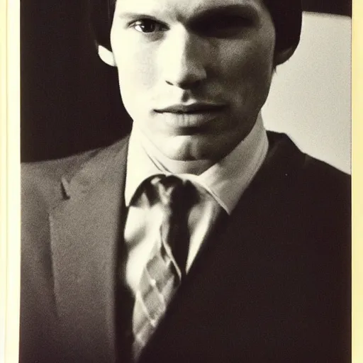 Image similar to A photograph portrait of Jerma985 with short-medium length hair a combover wearing early 1970s menswear in the early 1970s, taken in the early 1970s, grainy, taken on a 1970s Polaroid Camera, realistic, hyperrealistic, very realistic, highly detailed, very detailed, extremely detailed, detailed, digital art, trending on artstation, colorized photo