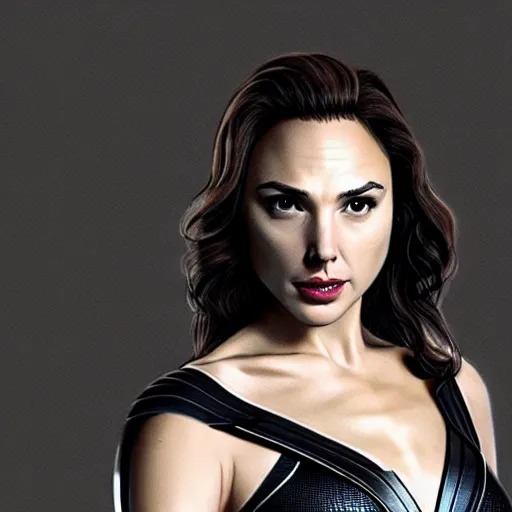 Image similar to gal gadot as black widow