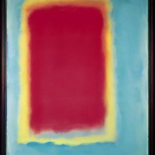 Image similar to a mark rothko painting