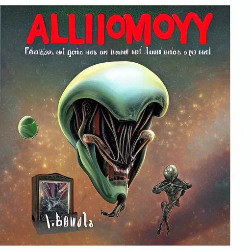 Image similar to alien anatomy Book