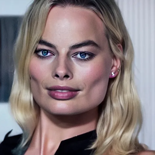 Image similar to margot robbie as a playboy star