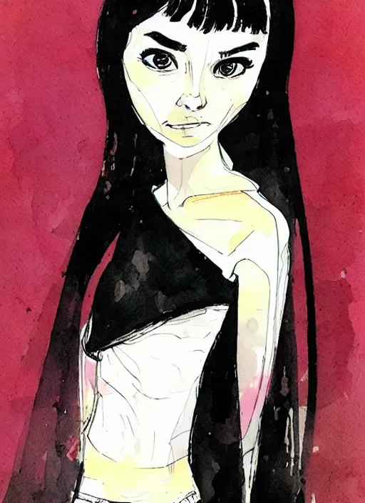 Image similar to a portrait of a pretty young lady by dustin nguyen