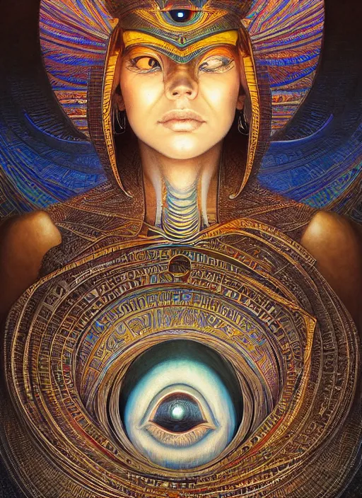 Prompt: all seeing eye, egyptian, shamanic poster lsd art, intricate, elegant, highly detailed, centered, digital painting, artstation, concept art, smooth, sharp focus, illustration, artgerm, tomasz alen kopera, peter mohrbacher, donato giancola, joseph christian leyendecker, wlop, frank frazetta