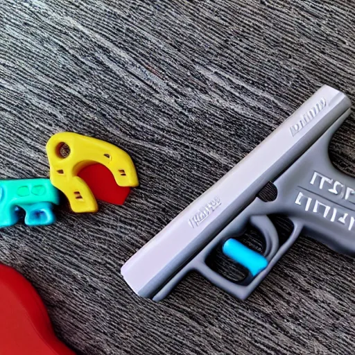 Prompt: “ Fisher Price my first Glock”