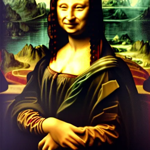 Image similar to kanye west as mona lisa