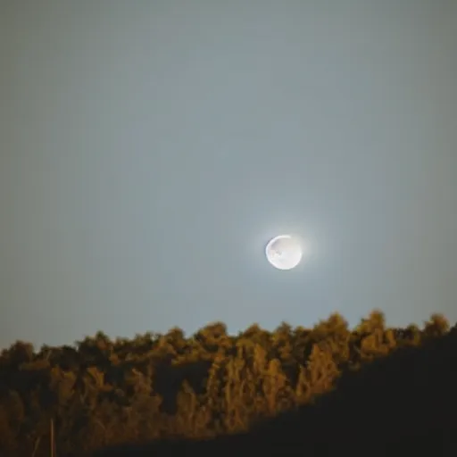 Image similar to photo of moon falling on the earth