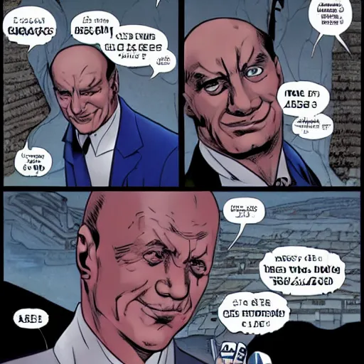 Image similar to Silvio Berlusconi as Uatu the observer