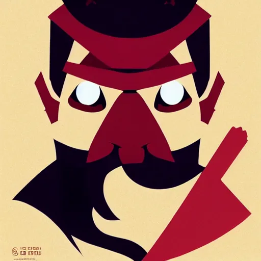 Image similar to face icon stylized minimalist samurai jack, loftis, cory behance hd by jesper ejsing, by rhads, makoto shinkai and lois van baarle, ilya kuvshinov, rossdraws global illumination