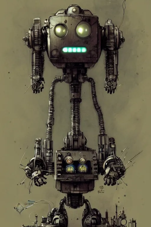 Image similar to robot by jean - baptiste monge