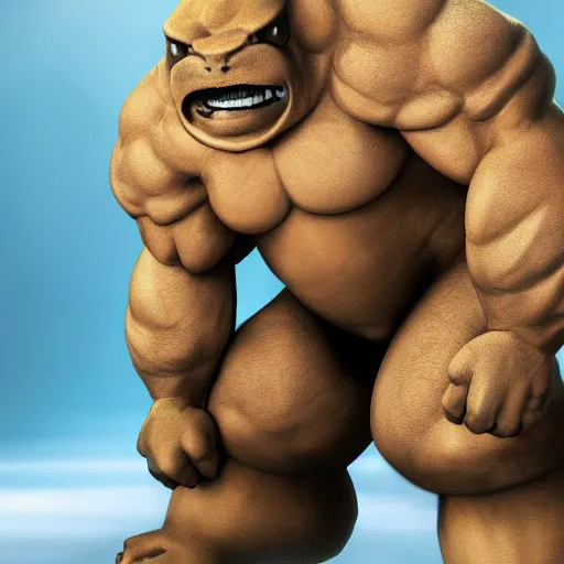 Image similar to national geographic professional photo of machamp, award winning