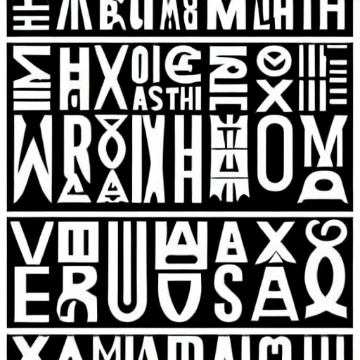 Prompt: the alphabet!! typography, high contrast, front and back, layers, helvetica, in the bauhaus style