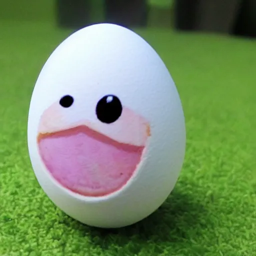 Prompt: adorable egg critter