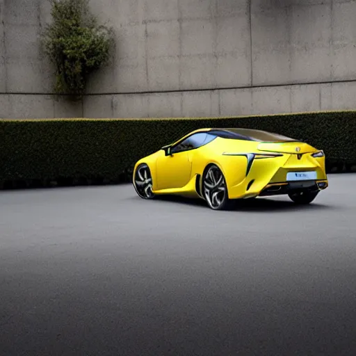 Image similar to yellow lexus lc 5 0 0