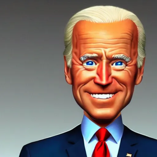 Image similar to ron Joe Biden in the style of small soldiers