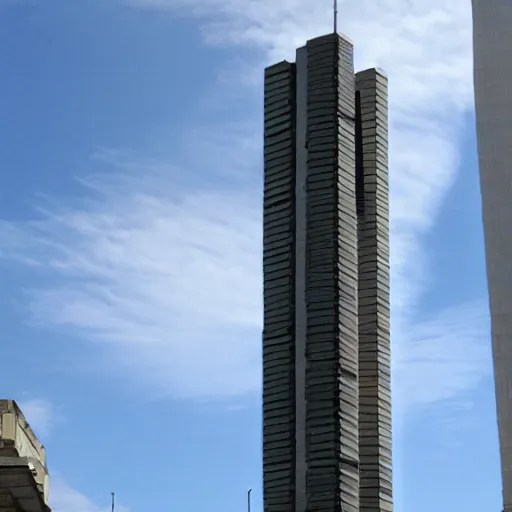 Prompt: postmodern tower in buenos aires