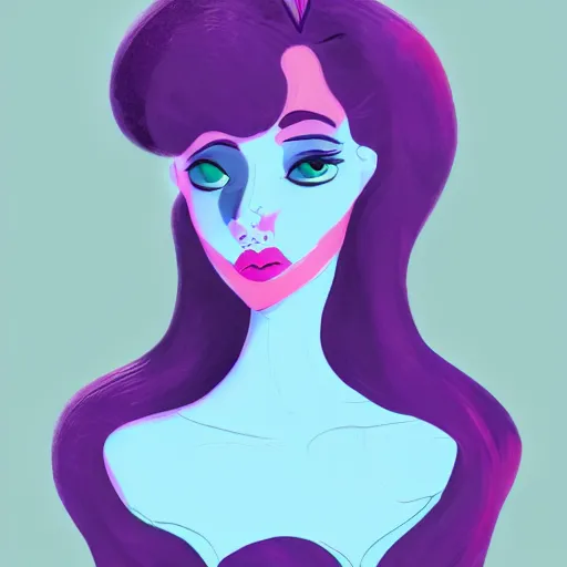 Image similar to real life persephone from lore olympus, digital art