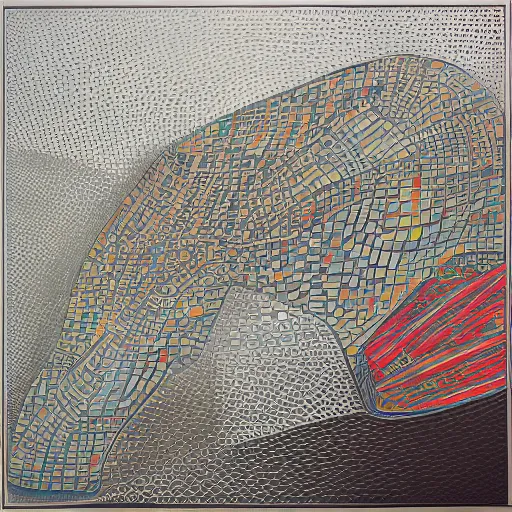 Image similar to car Ash Thorp khyzyl saleem car : medium size : in oil liquid organic architecture style : 7, u, x, y, o pattern : Kazimir Malevich pattern