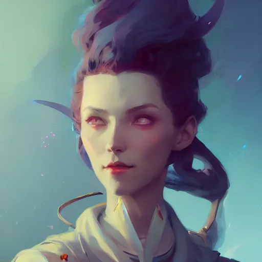 Image similar to a beautiful portrait of a beautiful female character, fargo concept art by pete mohrbacher and guweiz and ilya kuvshinov and tarn adams digital art, highly detailed, intricate, sharp focus, trending on artstation hq, deviantart, unreal engine 5, 4 k uhd image