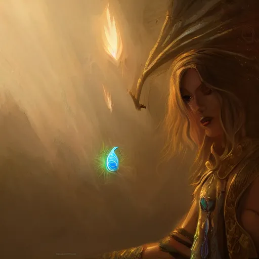 Image similar to the etheral mage, artstation, mystical,