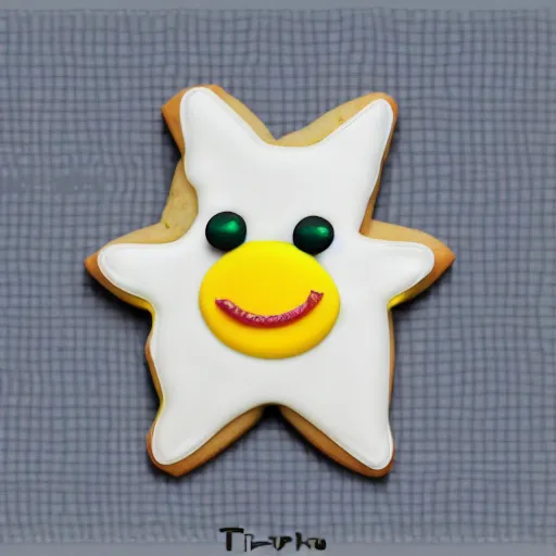 Prompt: cute cookie with a blinking emotion,vector,pixta.jp